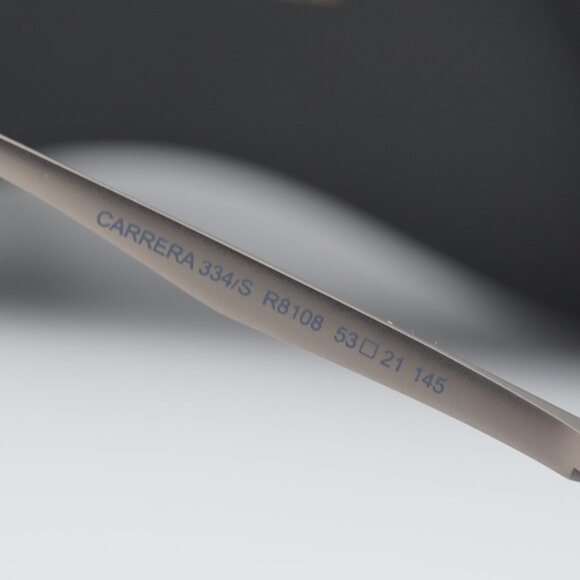 CARRERA 334/S 0R81 08 Geometric Sunglasses - Ruthenium/Blue Gradient - Picture 6 of 11